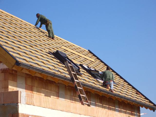 CIMG0546 Am Freitag Morgen kamen unsere Dachfl�chenfenster.