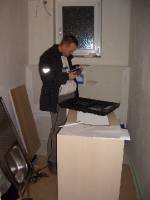 CIMG1494 Am Samstag haben wir ein Sp�lenkastl gekauft, das wir auch gleich zusammengebaut haben.