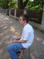 CIMG2398 Christoph ist unser Wachposten. Damit uns keiner den LKW wieder ausr�umt.